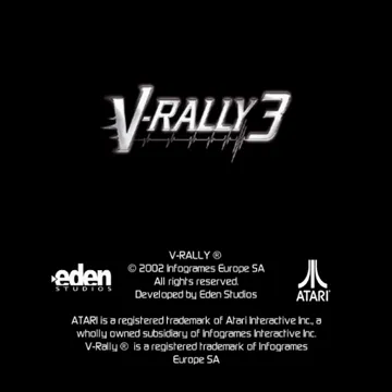 V-Rally 3 screen shot title